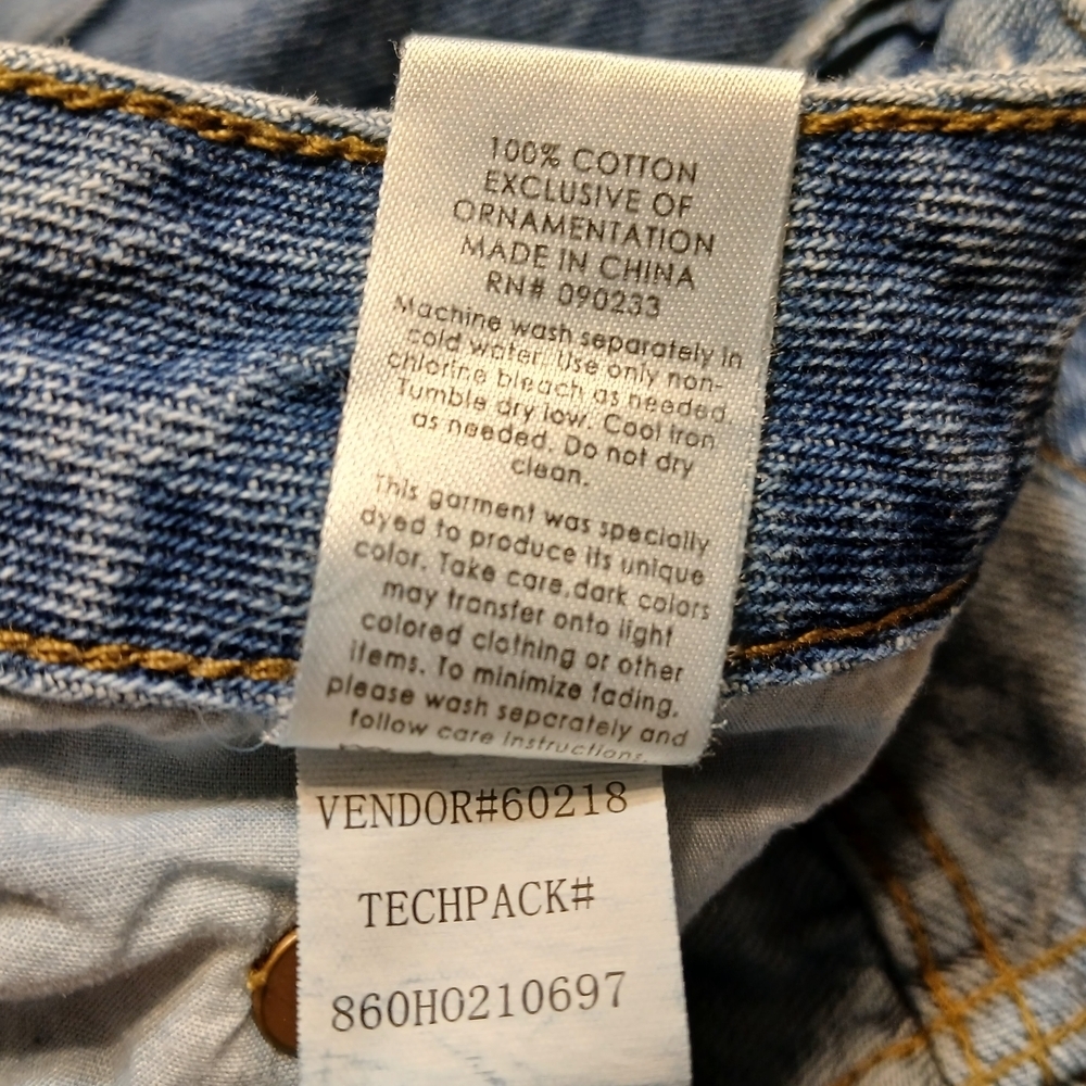 PacSun Yin Yang Denim Jeans Size 26 - Picture 8 of 11